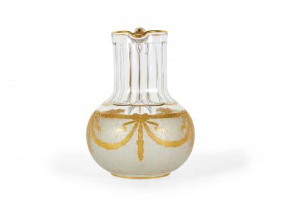 French Victorian Style Baccarat Crystal Pitcher