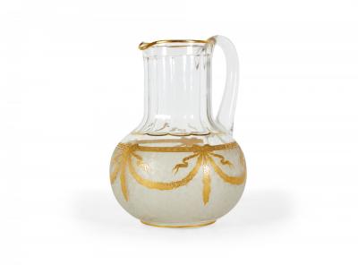 French Victorian Style Baccarat Crystal Pitcher