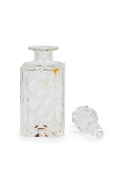 French Victorian Style Baccarat Whiskey Decanter with Stopper