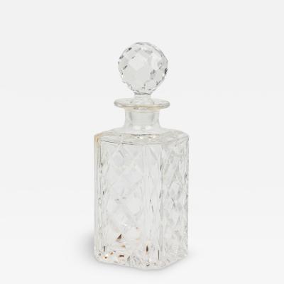 French Victorian Style Baccarat Whiskey Decanter with Stopper
