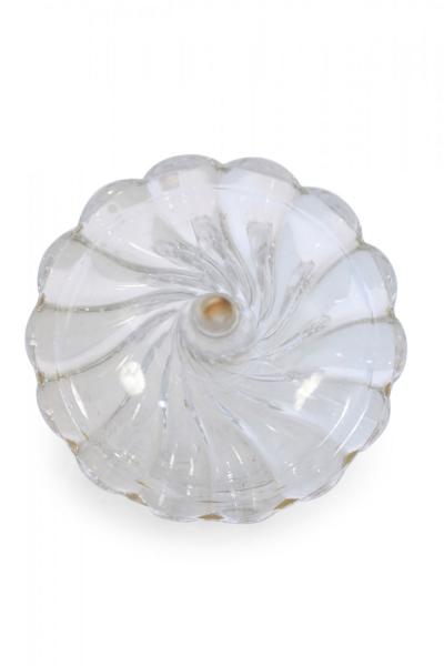 French Victorian Style Crystal Candlestick