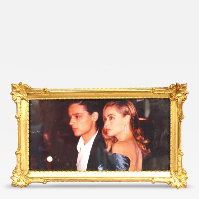 French Victorian Style Gilt Brass Picture Frame