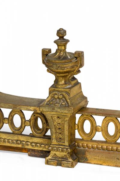 French Victorian Style Gilt Bronze Fire Fender