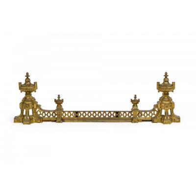 French Victorian Style Gilt Bronze Fire Fender