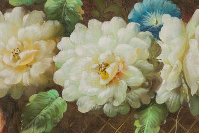 French Victorian Style Oil on Canvas Painting Titled Still Life 3 