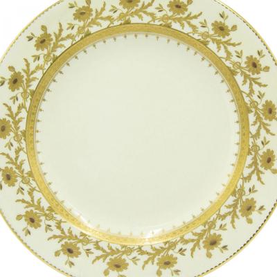 French Victorian Tiffany Porcelain Plates