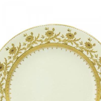 French Victorian Tiffany Porcelain Plates