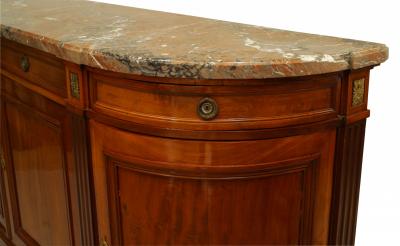 French Victorian Walnut Buffet Cabinet