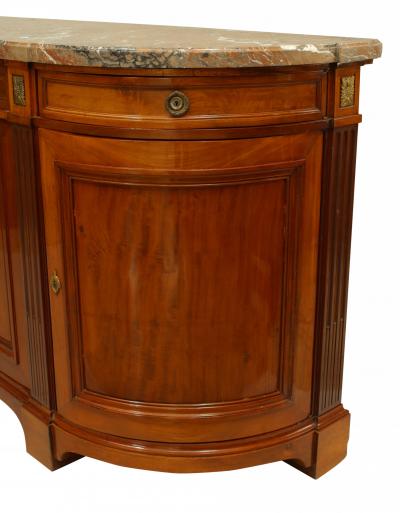 French Victorian Walnut Buffet Cabinet