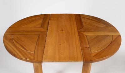 French Vintage Carved Oak Dining Table circa 1950