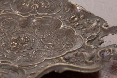 French Vintage Decorative Brass Vide Poche