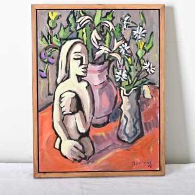 French Vintage Framed Modern Still Life