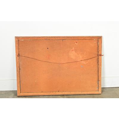 French Vintage Framed Painting of Pheasants