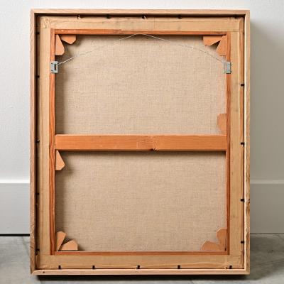 French Vintage Framed Portrait by Delescluze