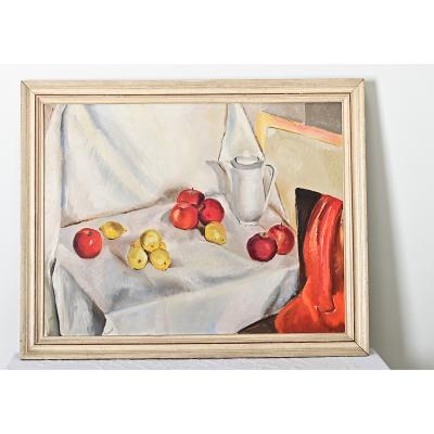 French Vintage Framed Still Life Painting