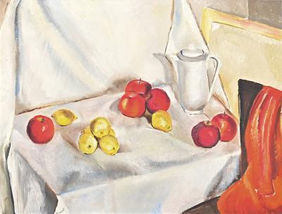 French Vintage Framed Still Life Painting