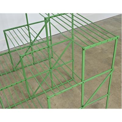 French Vintage Metal Plant Stand Riser in New Powder Coat