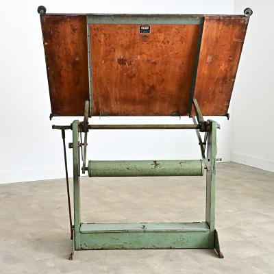 French Vintage Mid Century Architect s Drafting Desk
