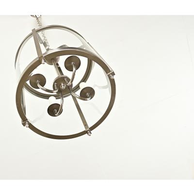 French Vintage Pair of Nickel finish Lanterns