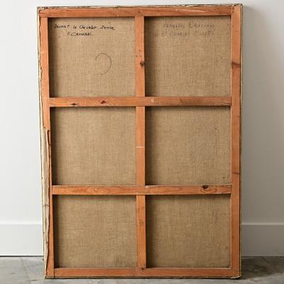 French Vintage Portrait Signed Cruciani