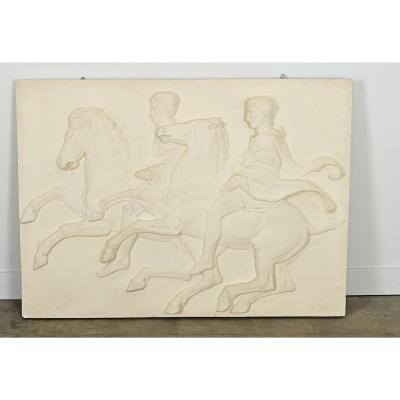 French Vintage Reproduction Parthenon Frieze Panel