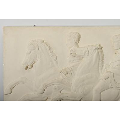 French Vintage Reproduction Parthenon Frieze Panel