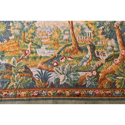 French Vintage Tapestry Reproduction by Robert Four