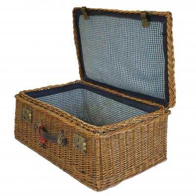 French Vintage Wicker Case circa 1960s