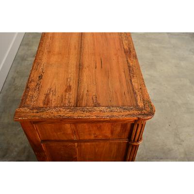 French Walnut 19th Century Louis XVI Style Commode