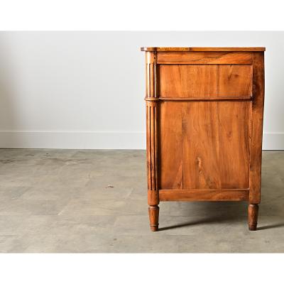 French Walnut 19th Century Louis XVI Style Commode