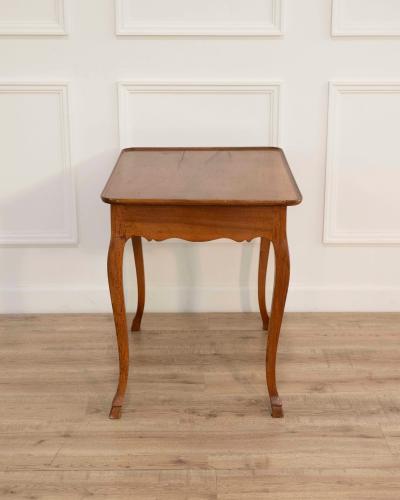 French Walnut Cabaret Table with Frieze Drawer Late 18th Century