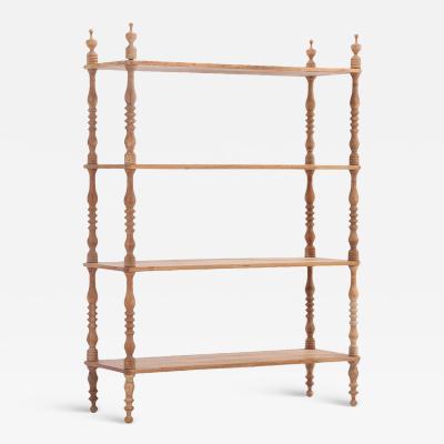 French Walnut Etag re 19th C 