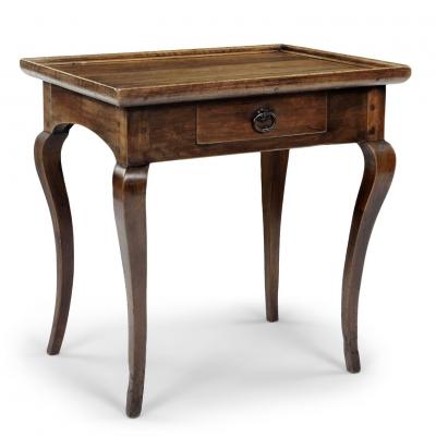 French Walnut Side Table