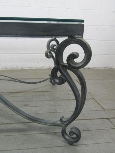 French Wrought Iron Coffee Table