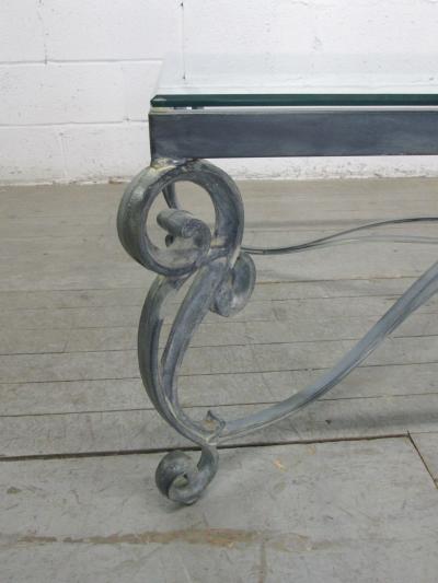French Wrought Iron Coffee Table