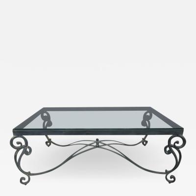 French Wrought Iron Coffee Table