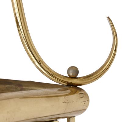 French bevelled glass and brass lantern