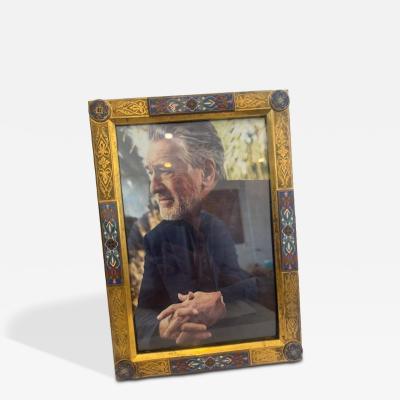 French cloissone trimed easel picture frame