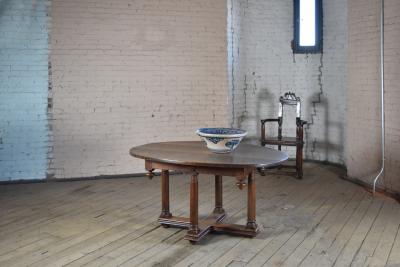 French early 17th Century Henry IV Oval Walnut Center or Dining Table