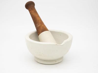 French early 20th century Mortar and Pestle