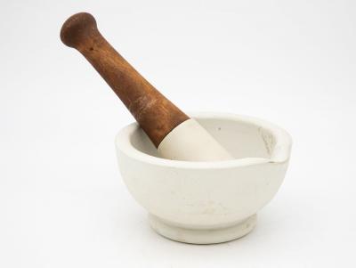 French early 20th century Mortar and Pestle