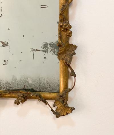 French or Italian Giltwood Mirror circa 1850