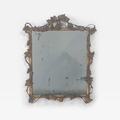 French or Italian Giltwood Mirror circa 1850