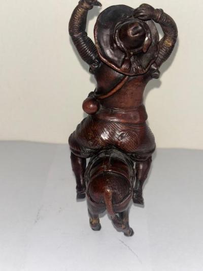 French small bronze of Sancho Panza on a donkey