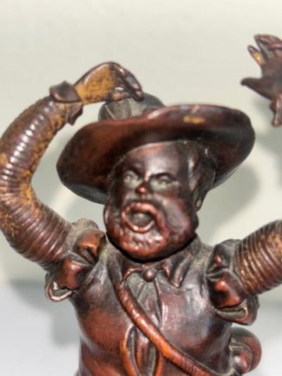 French small bronze of Sancho Panza on a donkey