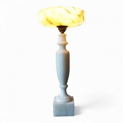 French table lamp Louis XVI marble 1900