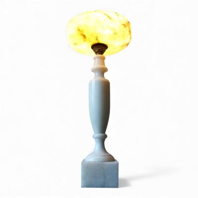 French table lamp Louis XVI marble 1900