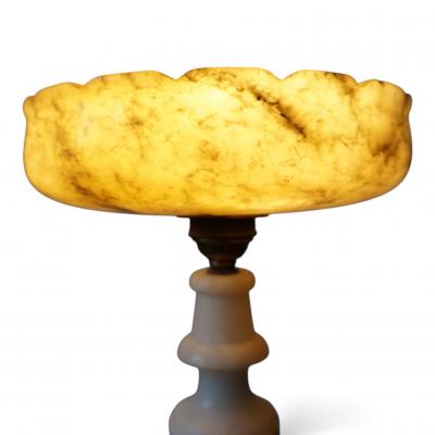 French table lamp Louis XVI marble 1900