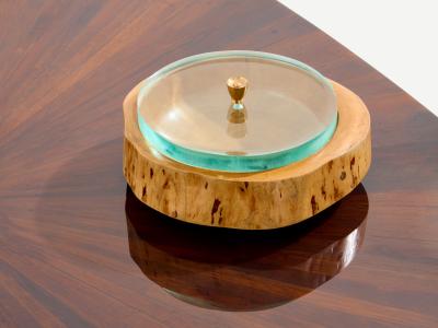 French walnut marquetry square coffee table 1970