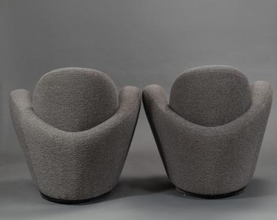 Freshly Upholstered Pair of Arm Chairs